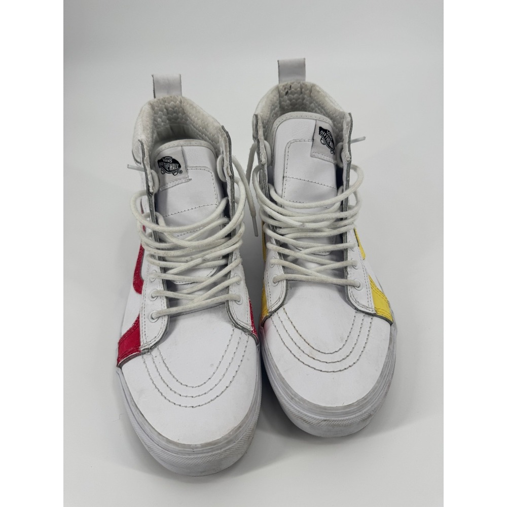 Vans Sk8-Hi 721356 Mens Sneaker 13 Cloud White High Top Lace Up Skateboard Shoes - Picture 3 of 11